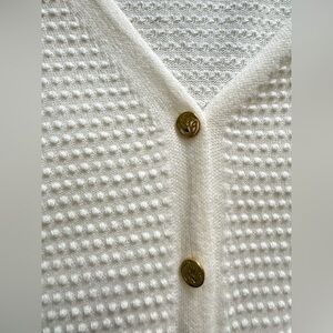 Draper James white sweater